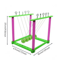 Newton's Cradle Educational Tabletop Science Model Concentration Aid