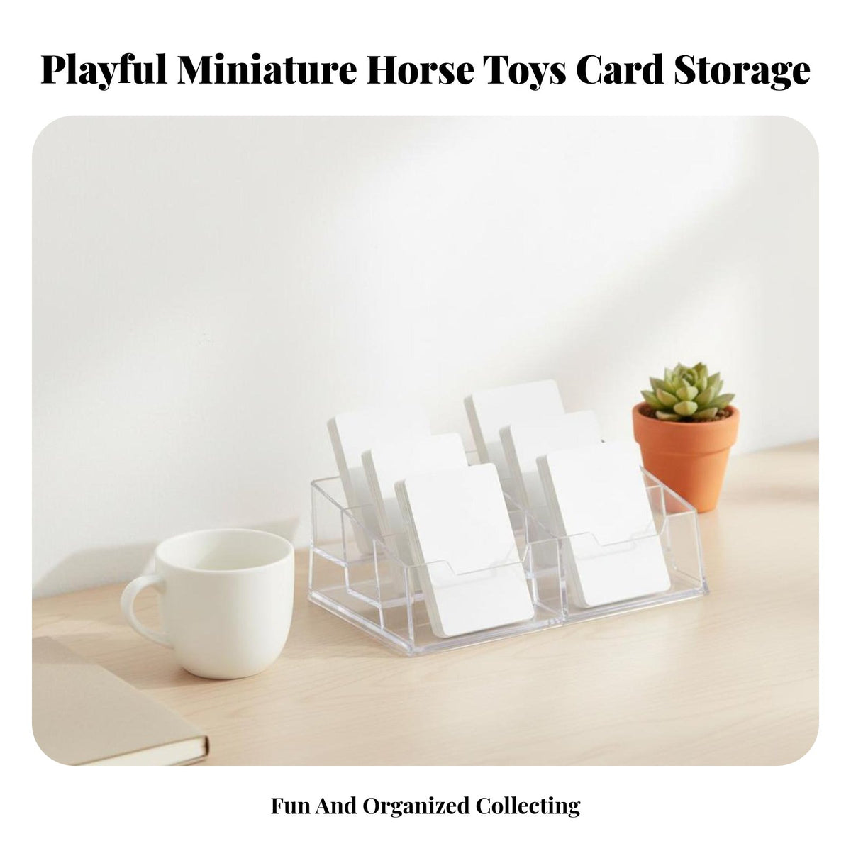 Acrylic Card Display Stand Space Saving Trading Card Storage Box Easy Retrieval