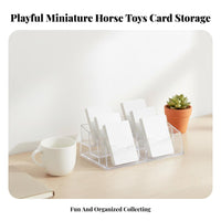 Acrylic Card Display Stand Space Saving Trading Card Storage Box Easy Retrieval