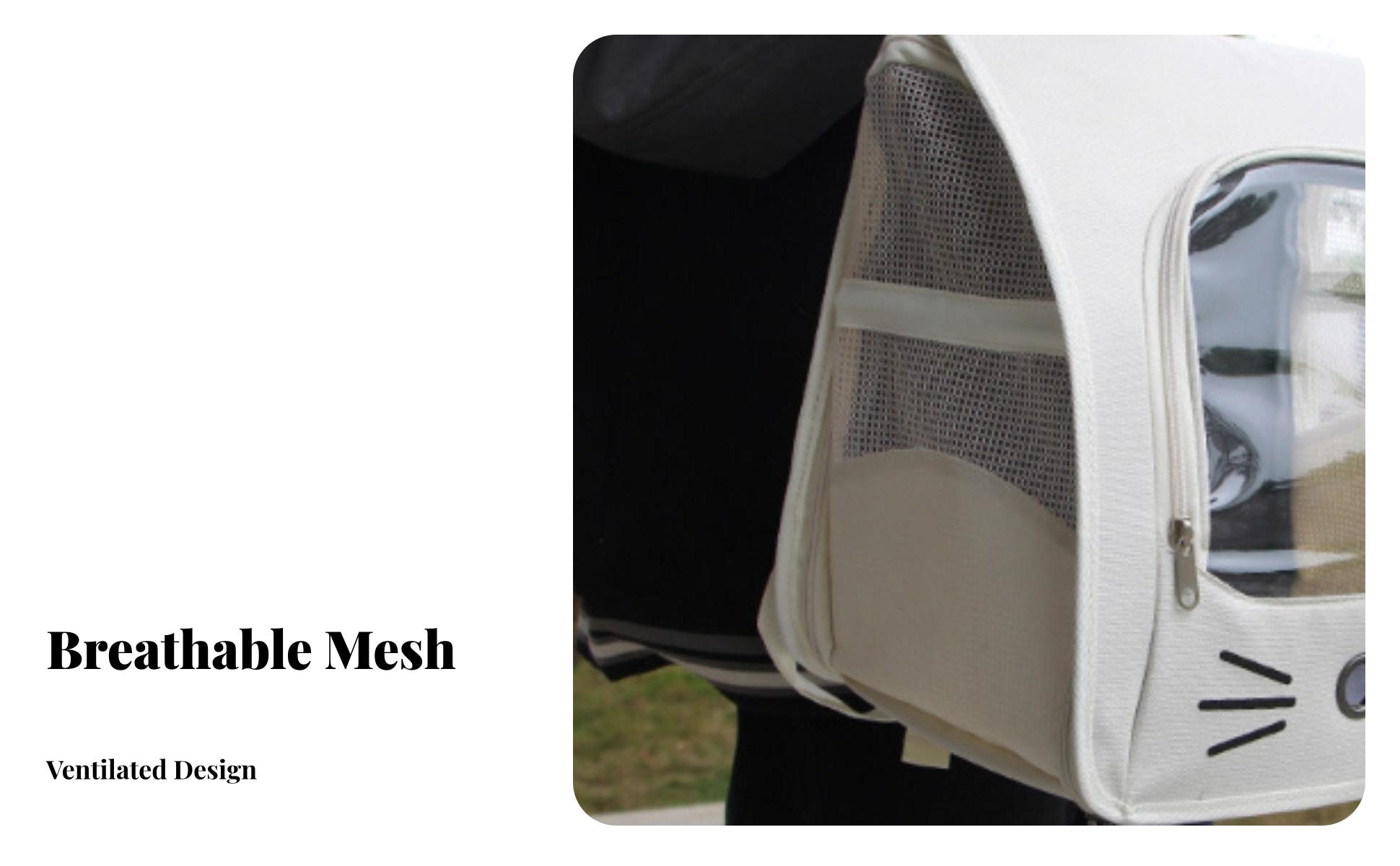 Space Capsule Pet carrierpack Breathable pet transporter Handshandshandsunrestricted for feline Owners