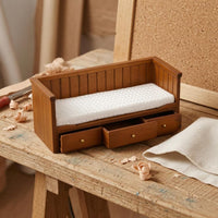 1/12 Scale Dollhouse Bed Slat Detail Dollhouse Miniature Bed Drawer Front