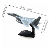 F-15C Model Airplane Alloy Build Collectible Item High Intricate Detailing