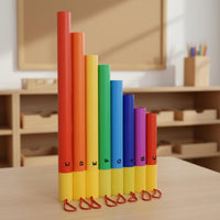 Rainbow Sound Tube Clear Tones Percussion Boomwhacker Tubes Hand Coordination Percussion Instrument for Classroom, Kindergarten