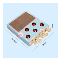Whack-a-Rodent Feline Toy Scratchable Surface Whack a Rodent Feline Toy Exercise