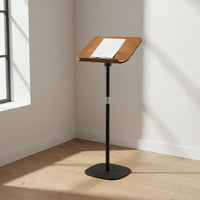 Adjustable Book Holder Versatile Floor Book Stand Stable Base Standing Books Holder for Students, Study