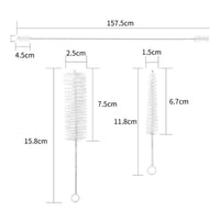 Brass Instrument Cleaning Set Long Flexible Wire Musical Accessory for Band Room