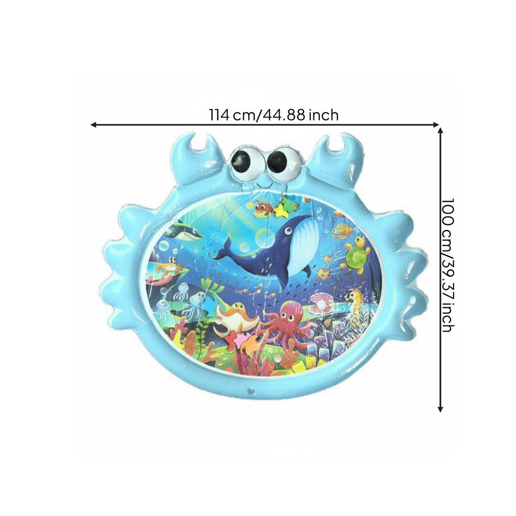 Baby Belly Time Water Mat Watertight Design Infant Toy Easy to Set Up for Indoor