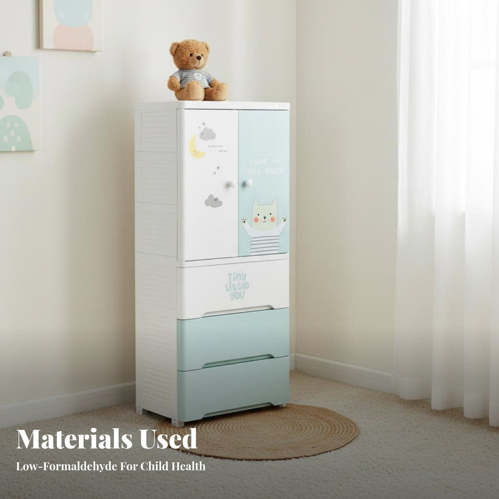 configurable Cube Organizer Large Capacity Storage Cabinet Easy Assembly for Toddlers