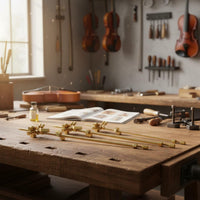 Violin Center Seam Clamp Easy to Use Violin Seam Clamp Copper Construction String Instrument Making Tool for Luthiers