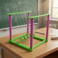 Newton's Cradle Educational Tabletop Science Model Concentration Aid