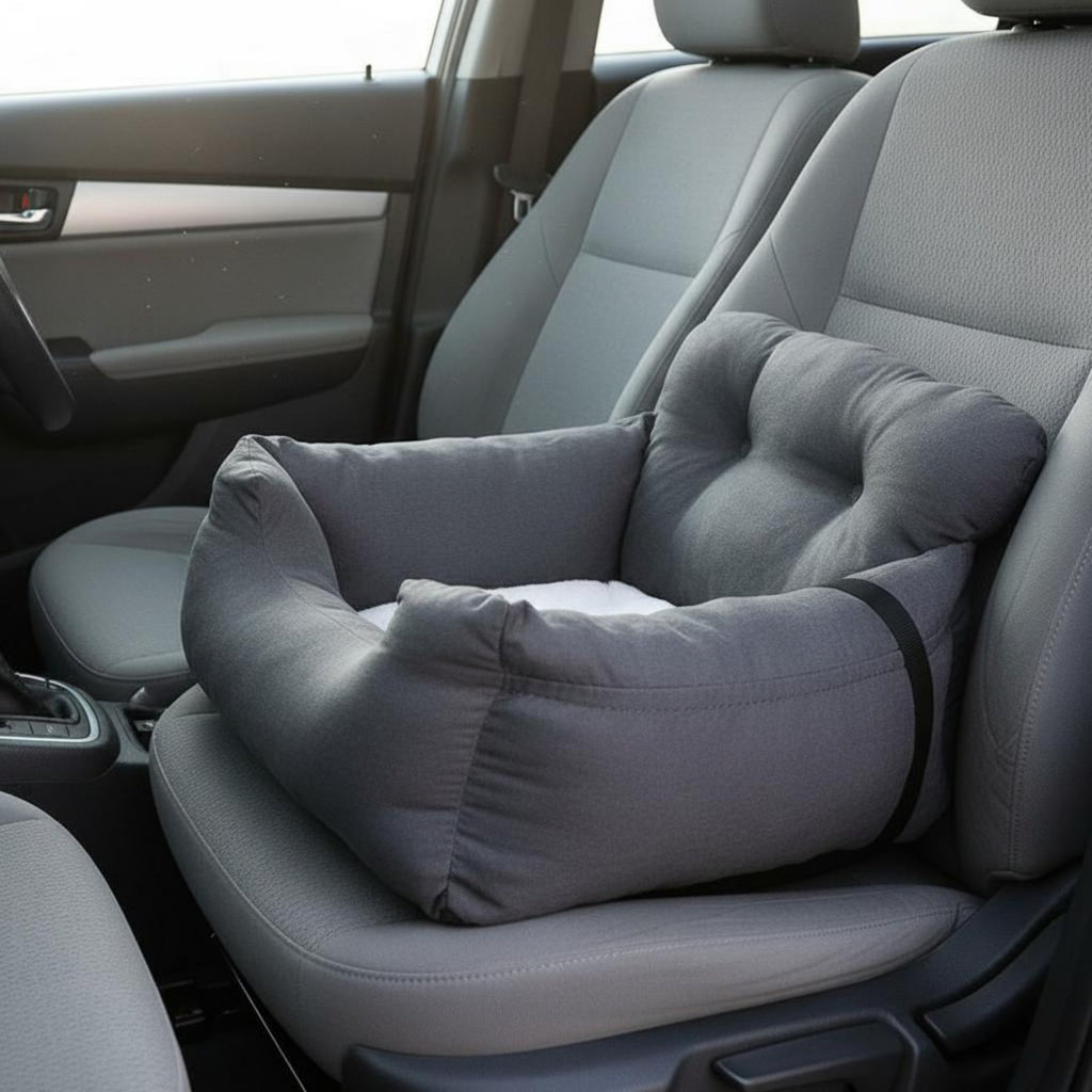 Car Console Pet Seat Warm Armrest Dog Easy Installation Soft Pet Bed Travel Bed for Cats