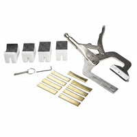 Handheld Fret Press Steel Construction Radius Fret Press Kit for Luthiers