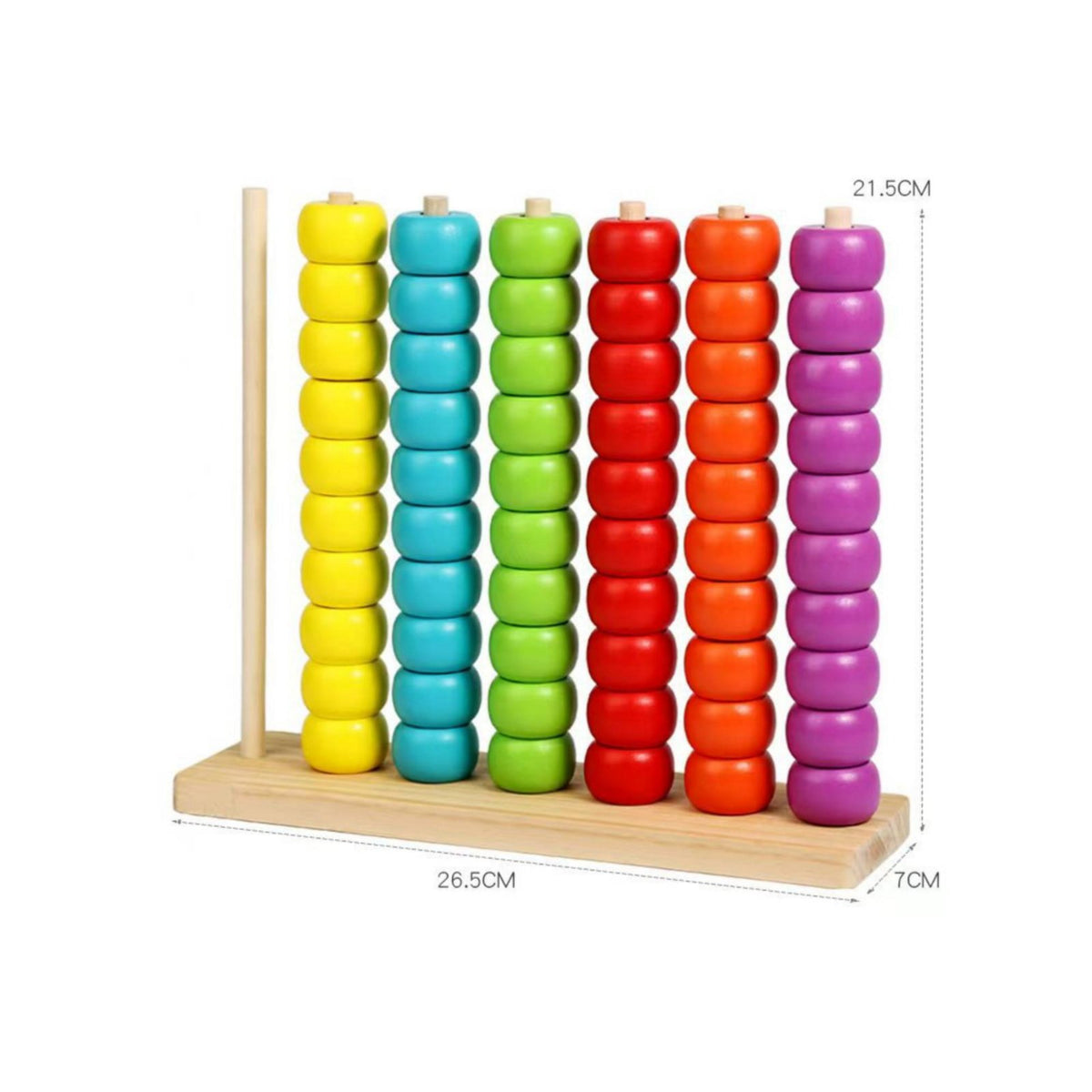 Colorful Abacus Toy Educational Kids Counting Rack Fine Movement Skills