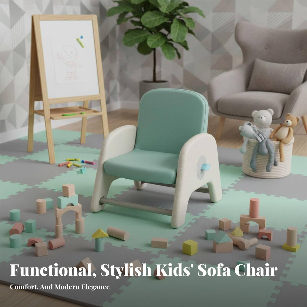 Height-Adjustable Toddler Chair Rounded Corners children's Furniture for Infants