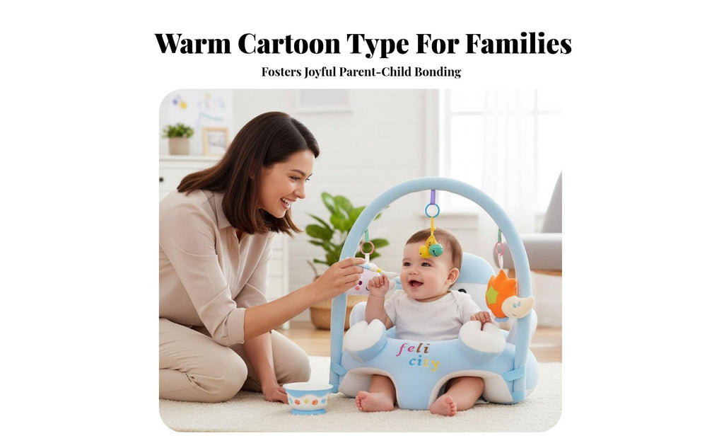 creatureShaped Sit-up Assistant Machine Washable Baby Seat Easy to Wash
