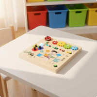 LED Busy Board Electrical Switch Play Learning Toy Hand-Eye Coordination