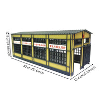 Model Railway Garage HO Scale Railway Garage Plastic for Railroad Yards