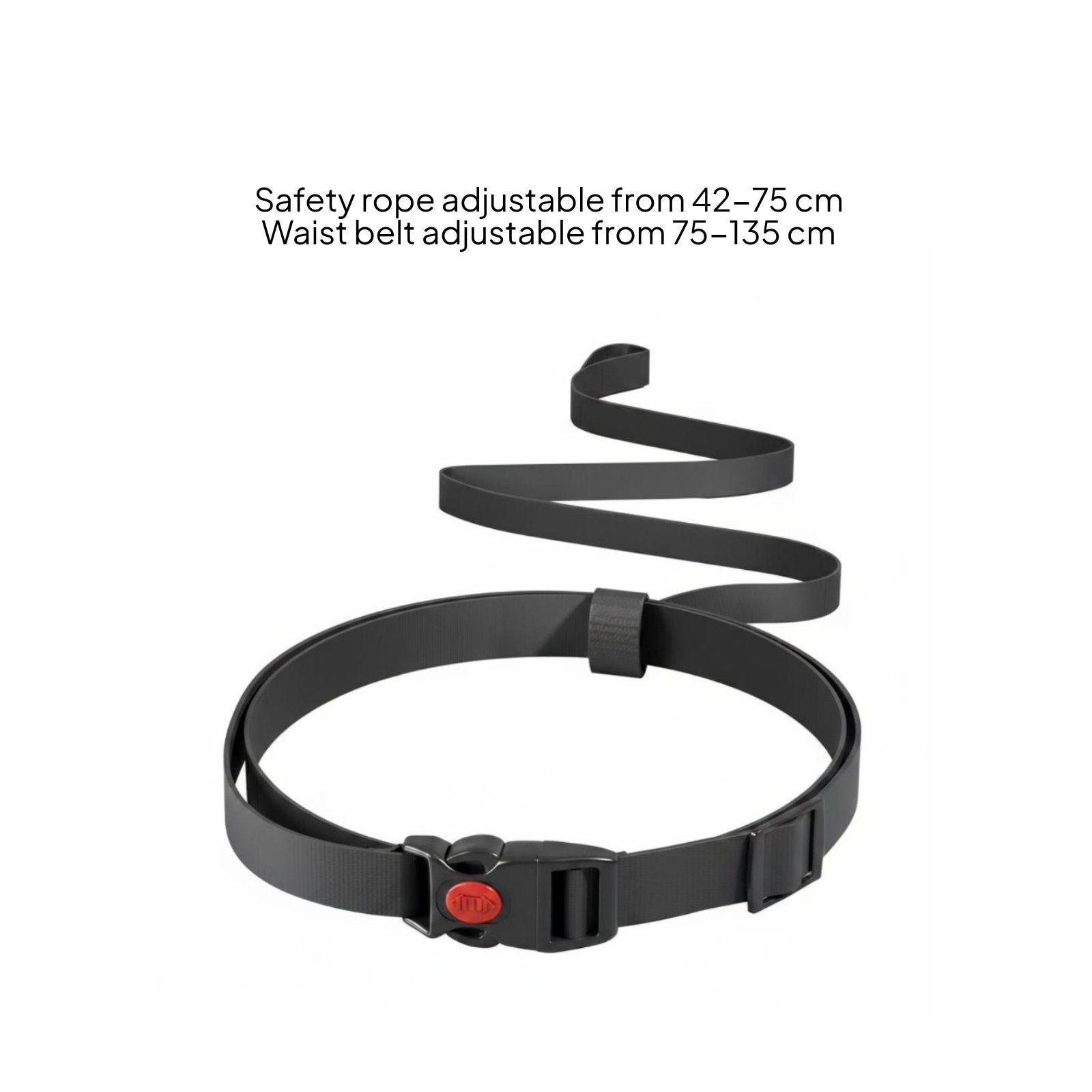 Outdoor Water Swim Tow Buoy Leash Locking Buckle Swim Buoy Tether Belt Heavy
