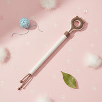 Telescopic Feline Brush Extendable Handle Feline Brush Soft Massage for Home