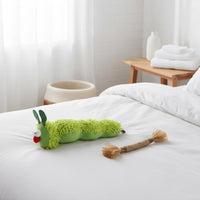 Soft Fabric Toy Interactive Play Chenille Cat Pillow for Kittens