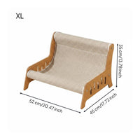 Feline Scratcher Sofa Extra Large Feline Scratch Lounge Non-Slip Bottom for Home