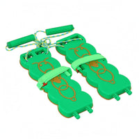 Foot-Shaped Training Boards Creature Outline Paired Foot Boards Raised Pegs