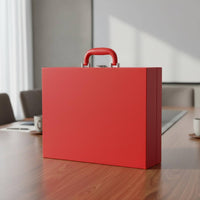 Mahjong Box Sturdy Construction Mahjong Tile Storage Case Spacious Interior PU Leather Game Box for Travel