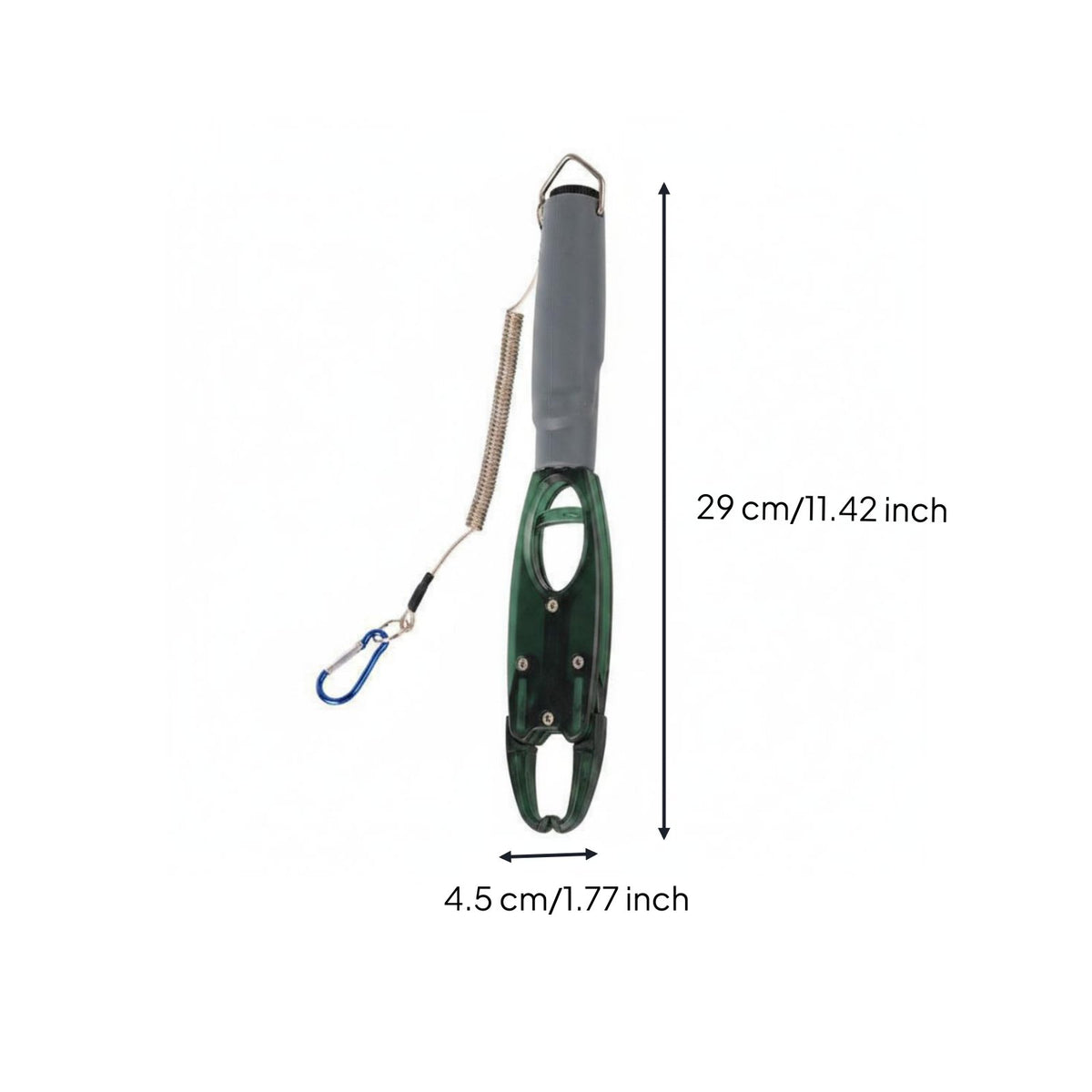 2 Pieces Catch Gripper Scale Combo Anti-Slip Handle Catch Lip Gripper Portable