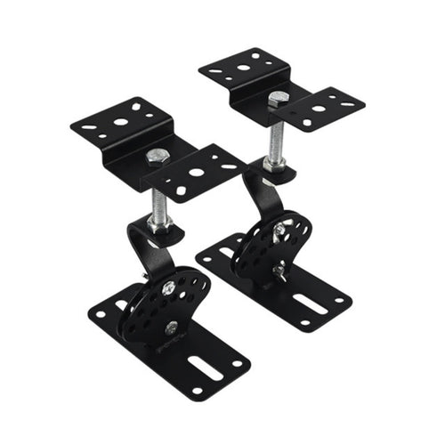 2 Pieces Adjustable Speaker Wall Mount 360° Rotation Swivel Ceiling Speaker Hanger Easy Installation for Professionals
