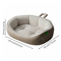 Serene Slumber Pet Nest Year-Round Use Cooling Pet Bed Breathable Material