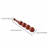 Foot Massage Stick Portable Wooden Acupressure Stick Ergonomic Design for Home
