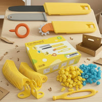 168 Pieces Cardboard Construction Kit Hand-Shaped Tools Educational Play Kit