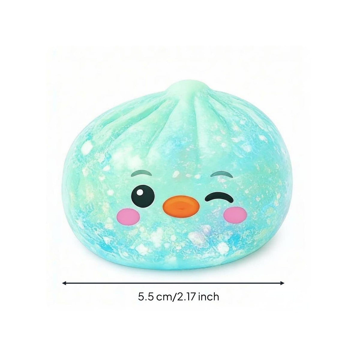 Bun Squishy Sensory Play Cute Face Squishy Soft for Office, Classroom