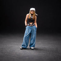 3 Pieces 1/64 Scale Figure Set Collectible Painted Figure Triumvirate Display