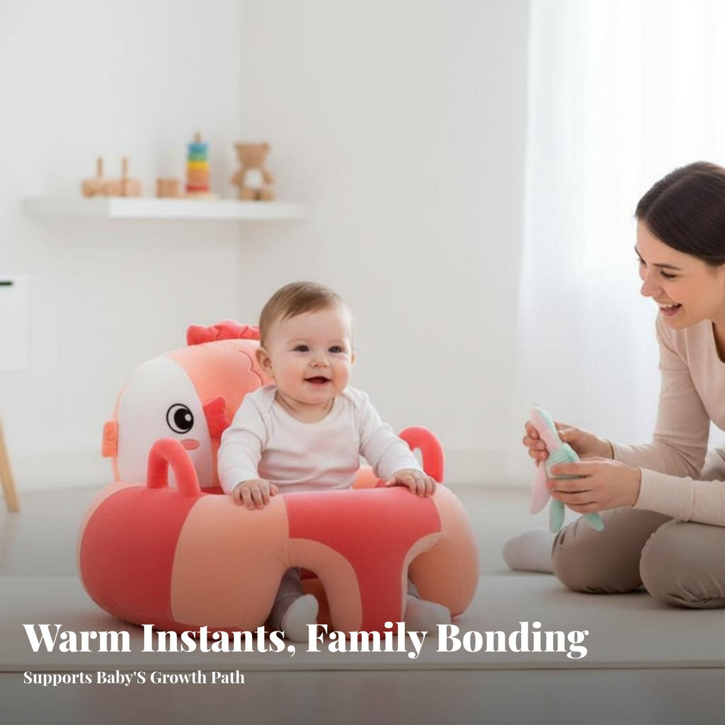 Plush creature Sit-up Trainer Anti-Fall Design Plush Sitting Trainer for Toddlers