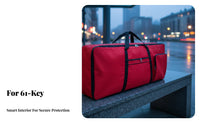 61 Key Keyboard Bag Waterproof 61 Key Keyboard Gig Bag Digital Piano Carrying Case Shockproof Electric Piano Carrying Case