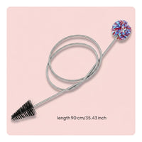 Double Head Sax Brush Double Ended Saxophone Bore Brush Soft Nylon Bristles