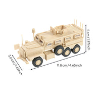 67 Pieces 1:72 Scale Panther MRAP Model Includes Display Case for Boys