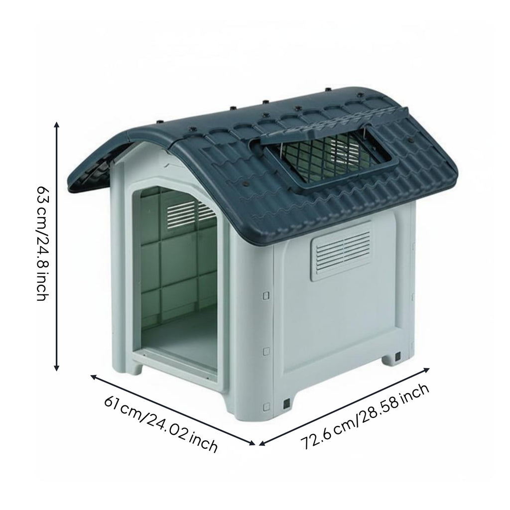 Plastic Dog House Pet Furniture Cozy for Rainy Weather