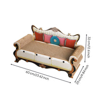 Cardboard Cat Scratcher Bed 2-in-1 Design Corrugated Cardboard Cat Lounge Large Size