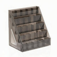 Multi Level Toy Display Rack Stacked Layers Tiered Figure Easy-to-View to Viewable 3 Tier Display Shelf for Desk