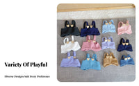 10cm Doll Outfit Handmade Doll Overalls Cute Designs Soft Toy Suspender Trousers for Hobbyists