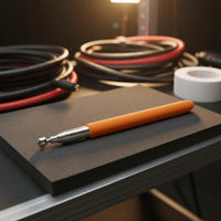 End Pin Installation Rod Orange Handle Guitar Pickup Installer Fine Point Instrument Jack Installer for Luthiers