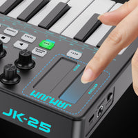 25-Key Keyboard Controller Illuminated Pads 25 Key Midi Keyboard