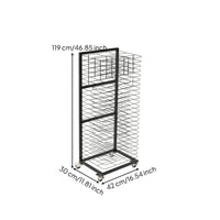Art Drying Rack Removable Shelves Painting Drying Rack Black Finish for Artists