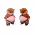3D Dog Belly Sticker Shock Absorbent Compressible Shiba Inu Bumper Easy To