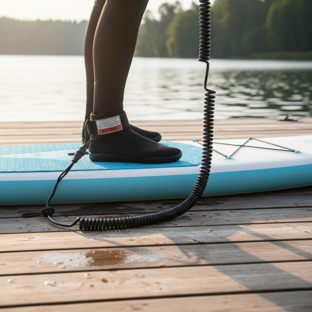 SUP Leash Quick Release SUP Leg Rope No-Tangle for Surfing