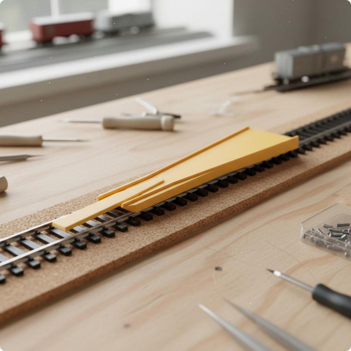 Model Train Re-Railer HO and N Scale Rail Guide