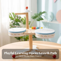 Child-Led Percussion Toy Fine Motor Skills Wooden Percussion Toy Colorful