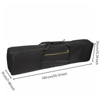 88-Key Electric Piano Bag Portable Waterproof Piano Carrying Bag Multiple Pockets 88 Key Keyboard Case for Travel